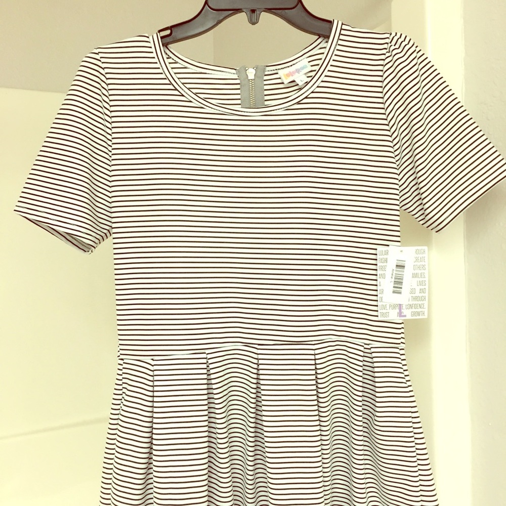 🦄 White & Black LLR Amelia Dress - L